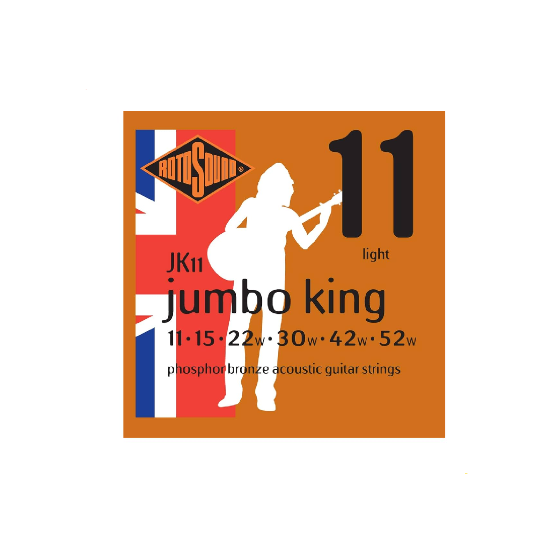 Rotosound Jumbo King Acoustic Light Guitar Strings